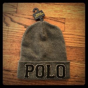 Grey Polo Hat